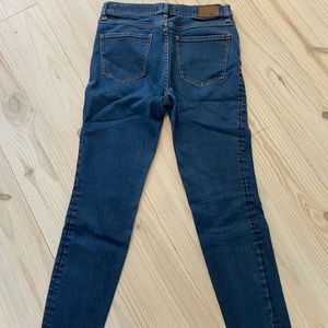 MADEWELL 9” High-Rise Skinny Jeans in Davis Wash